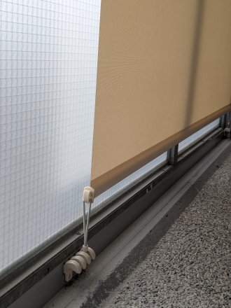 Venkovní balkonová roleta